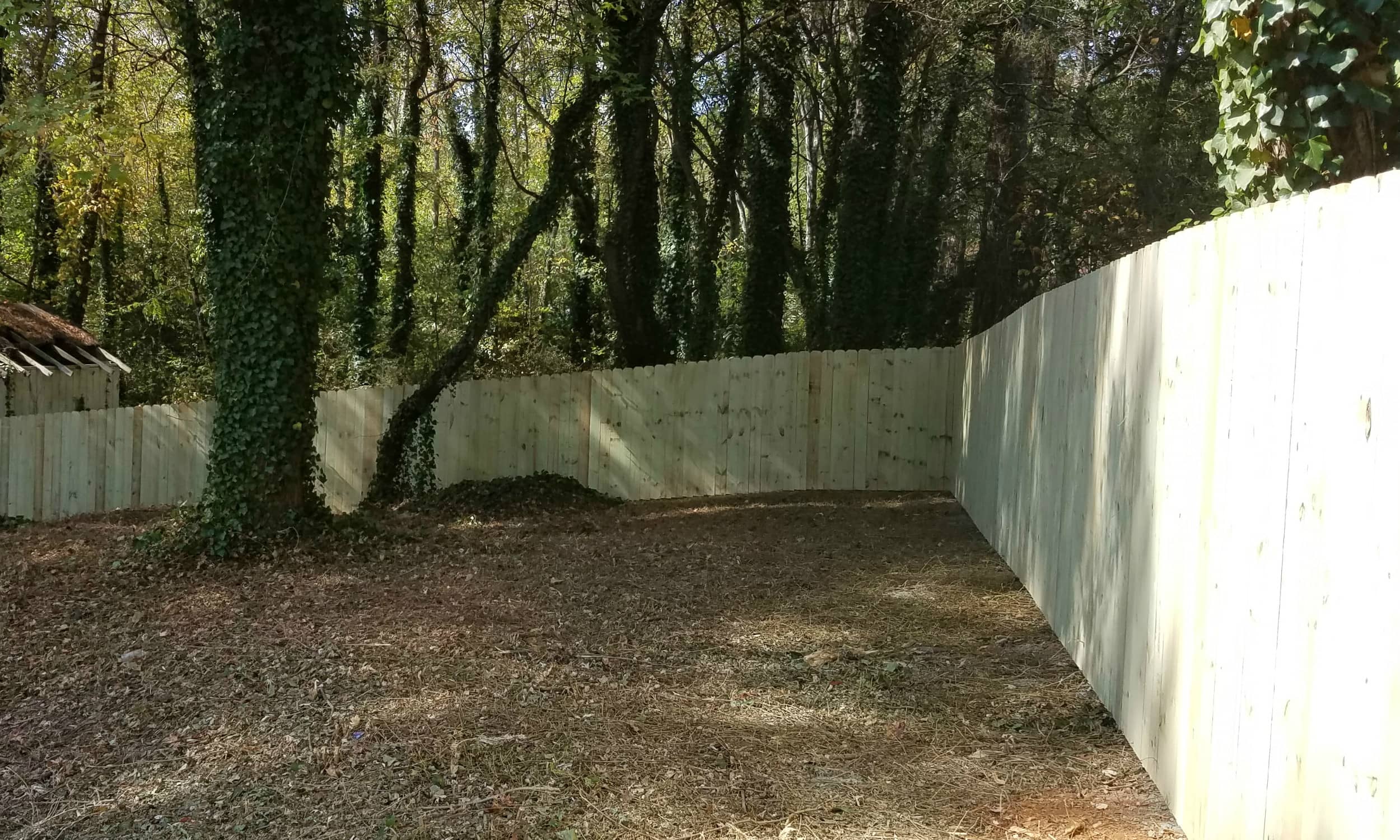 Straight Privacy Fence - Pine Wood - 6 Ft High - 2.jpg